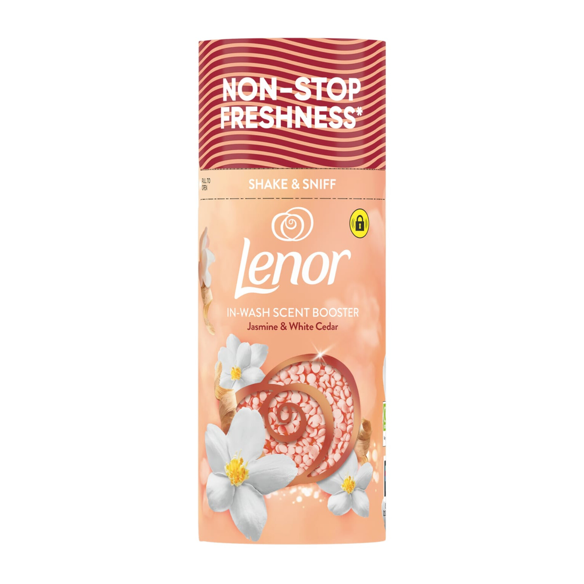لنور دانه های خوشبوکننده لباس رایحه گل یاس و سدر سفید (Lenor Sandalwood & Eucalyptus)