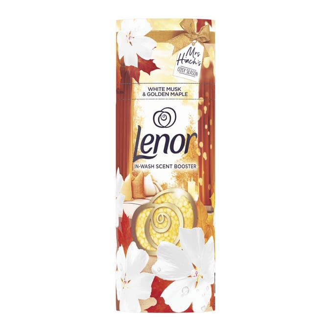 لنور دانه های خوشبوکننده لباس رایحه مشک سفید و افرا طلایی (Lenor White Musk & Golden Maple)