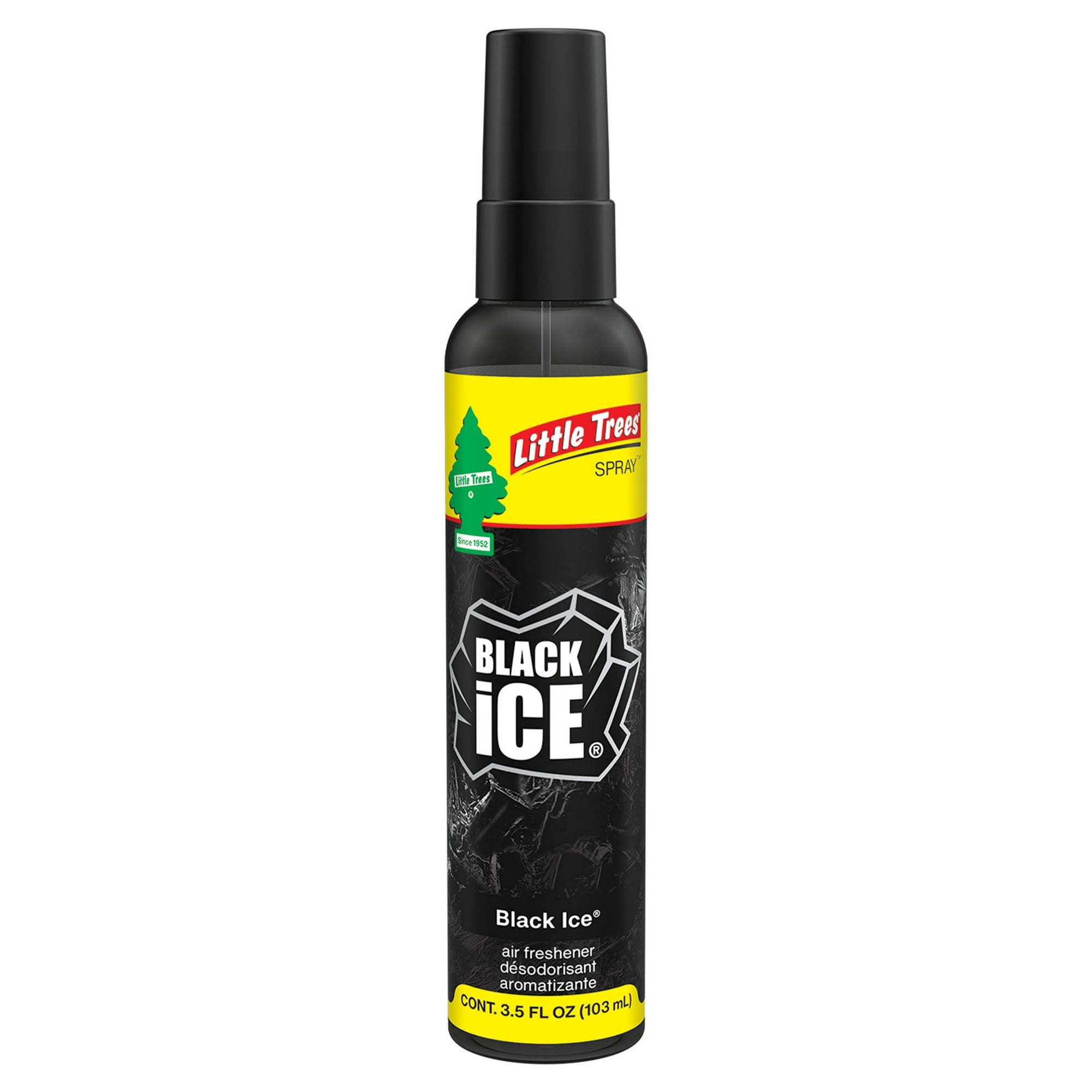 لیتل تریس اسپری خوشبوکننده خودرو رایحه یخ سیاه (Little Trees spery Black Ice)