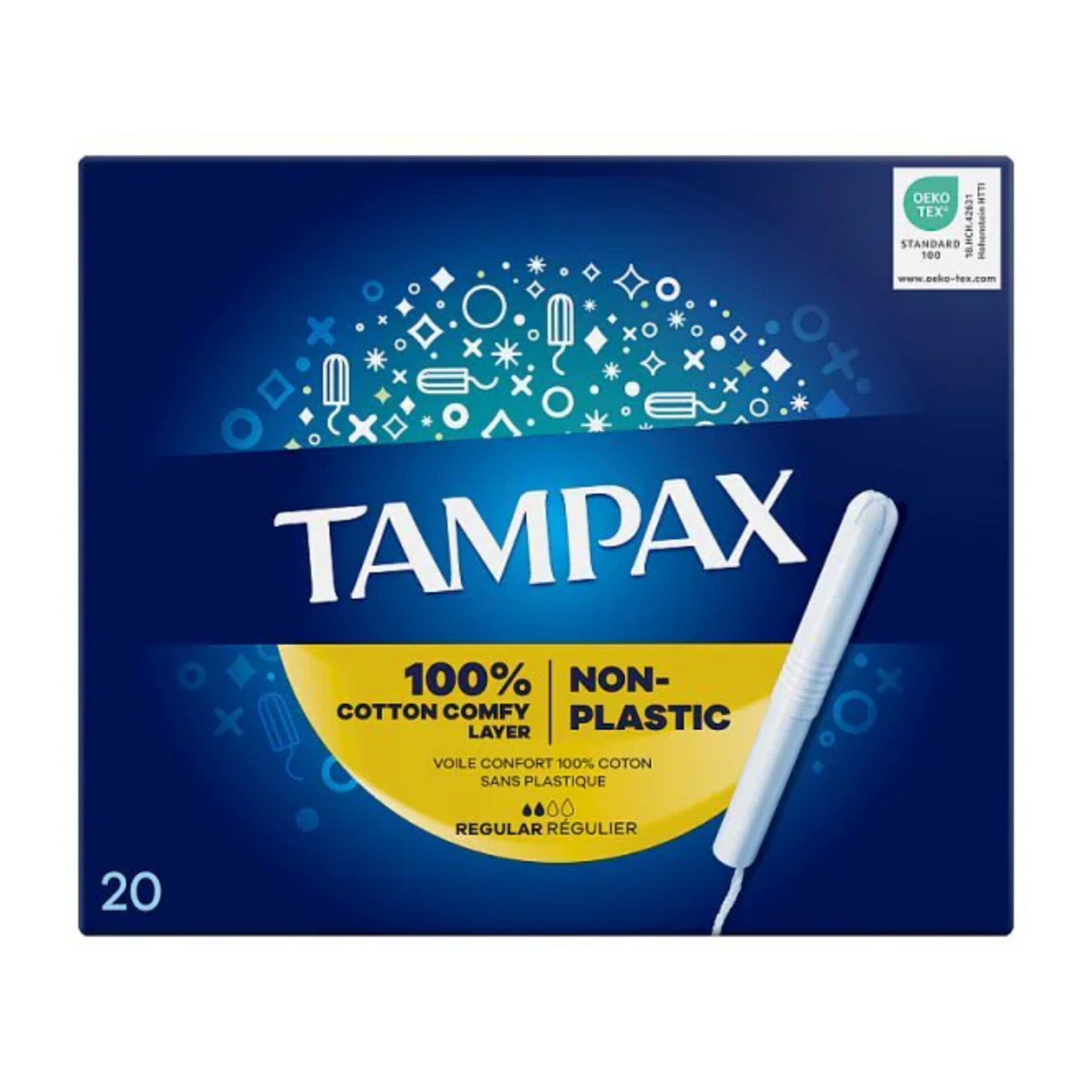 تامپکس زرد مدل نرمال (Tampax Regular)