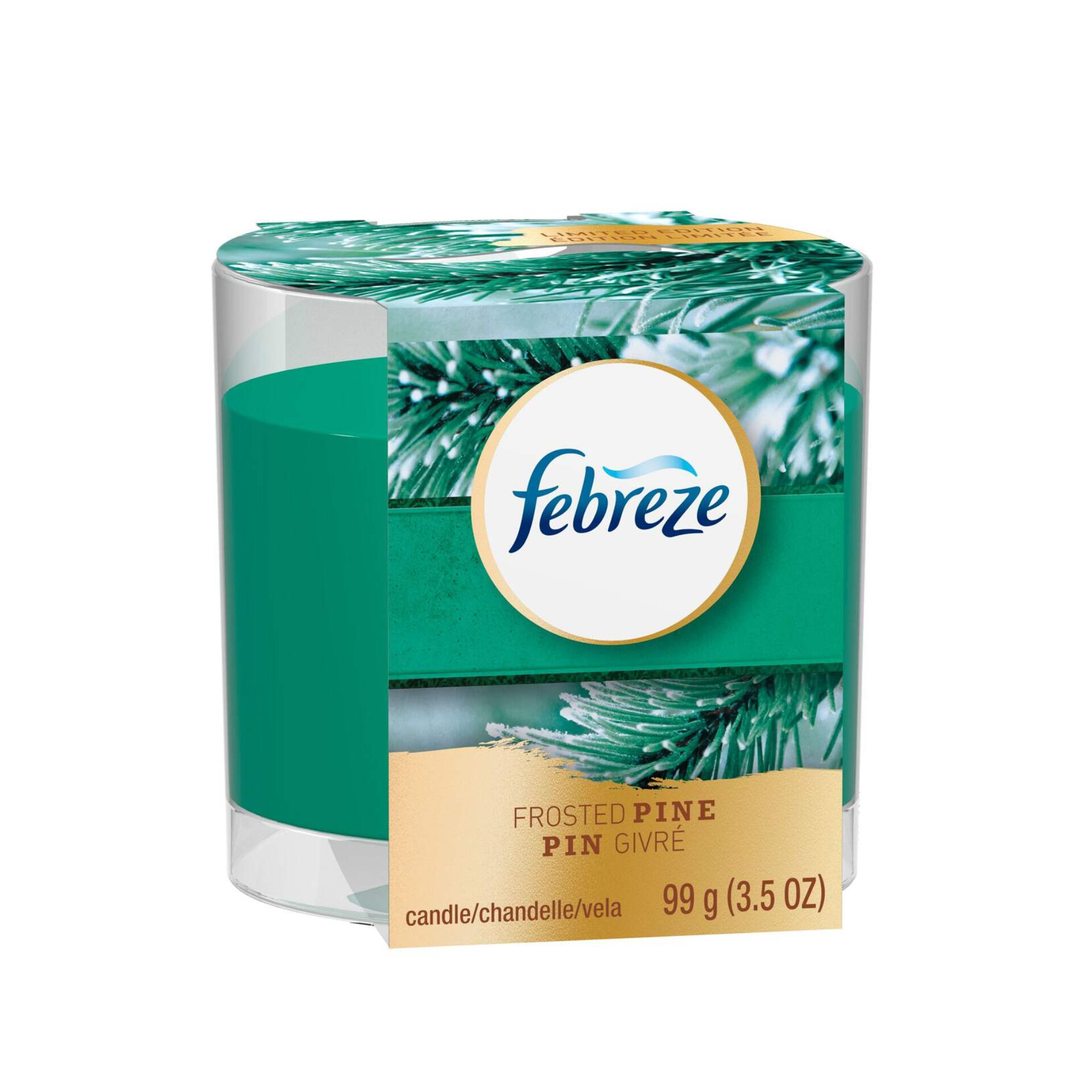 فبرز شمع معطر با رایحه کاج یخ زده (Febreze Frosted Pine)