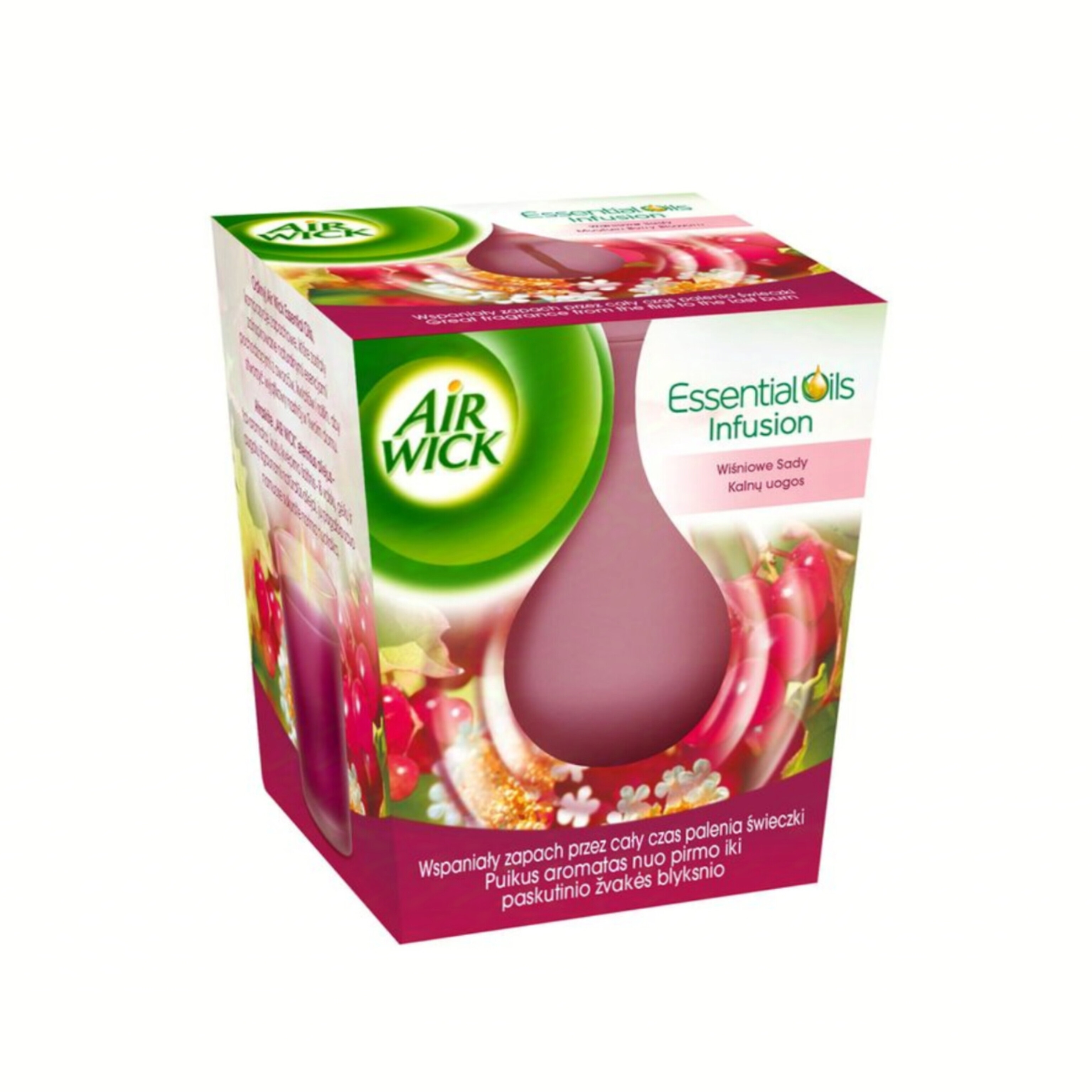 ایرویک شمع معطر با رایحه توت کوهی 30ساعته (Air Wick WISNIOWE SADY KALNU UOGOS)