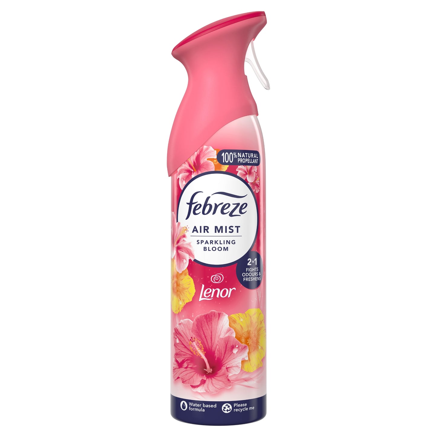 فبرز اسپری خوشبوکننده هوا رایحه لنور شکوفه های درخشان اروپایی (Febreze + Lenor)