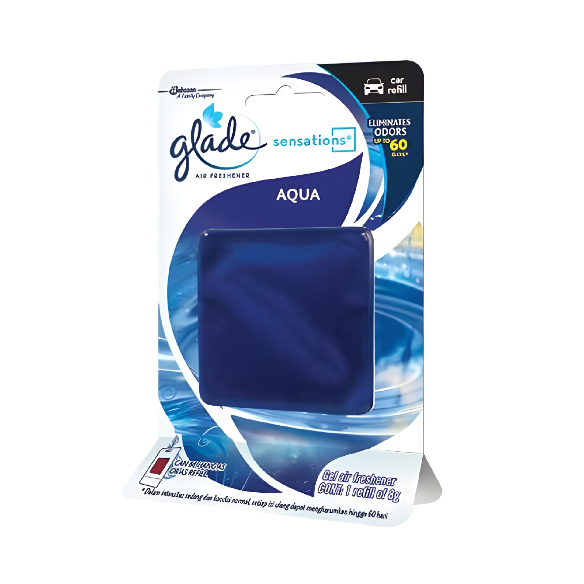 گلید ژل خوشبوکننده هوا کارتی با رایحه خنک و شفاف آب (Glade Gel)