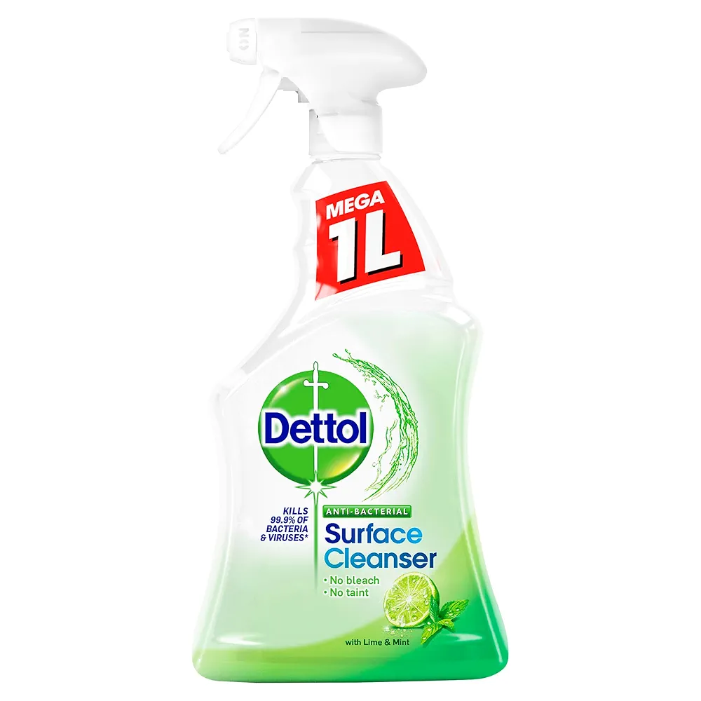 دتول اسپری ضدعفونی کننده سطوح رایحه لیمو و نعنا (Dettol Surface Cleanser)