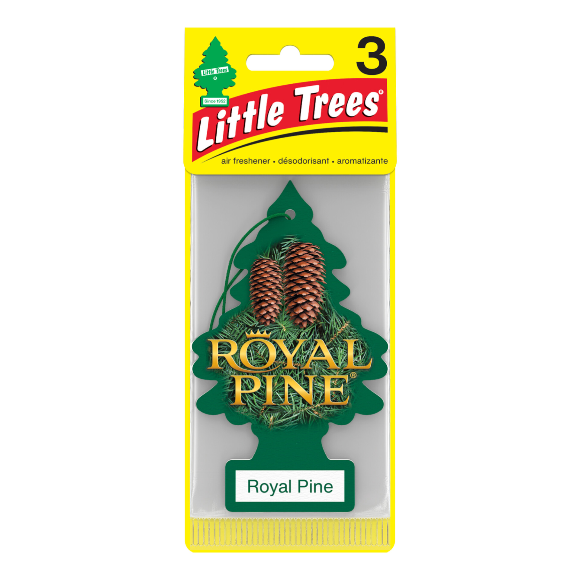 لیتل تریس خوشبوکننده خودرو رایحه کاج سلطنتی (Little trees Royal Pine)