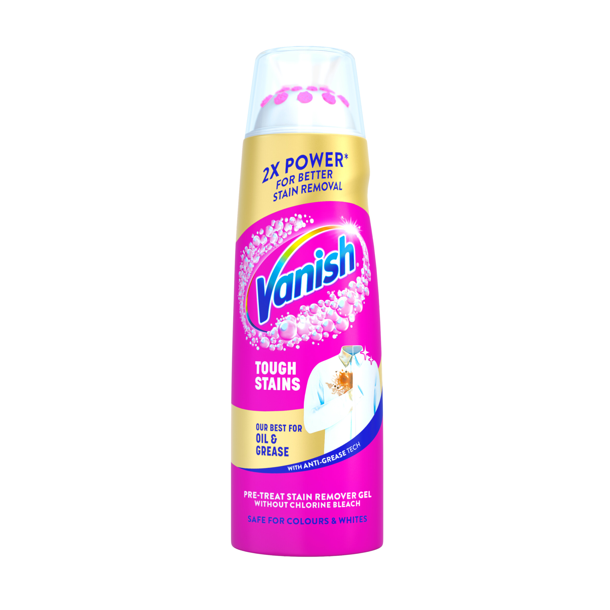 ونیش گلد ژل فرچه ای لکه بر لباس اروپایی  (Vanish Gold Power Gel 2x)