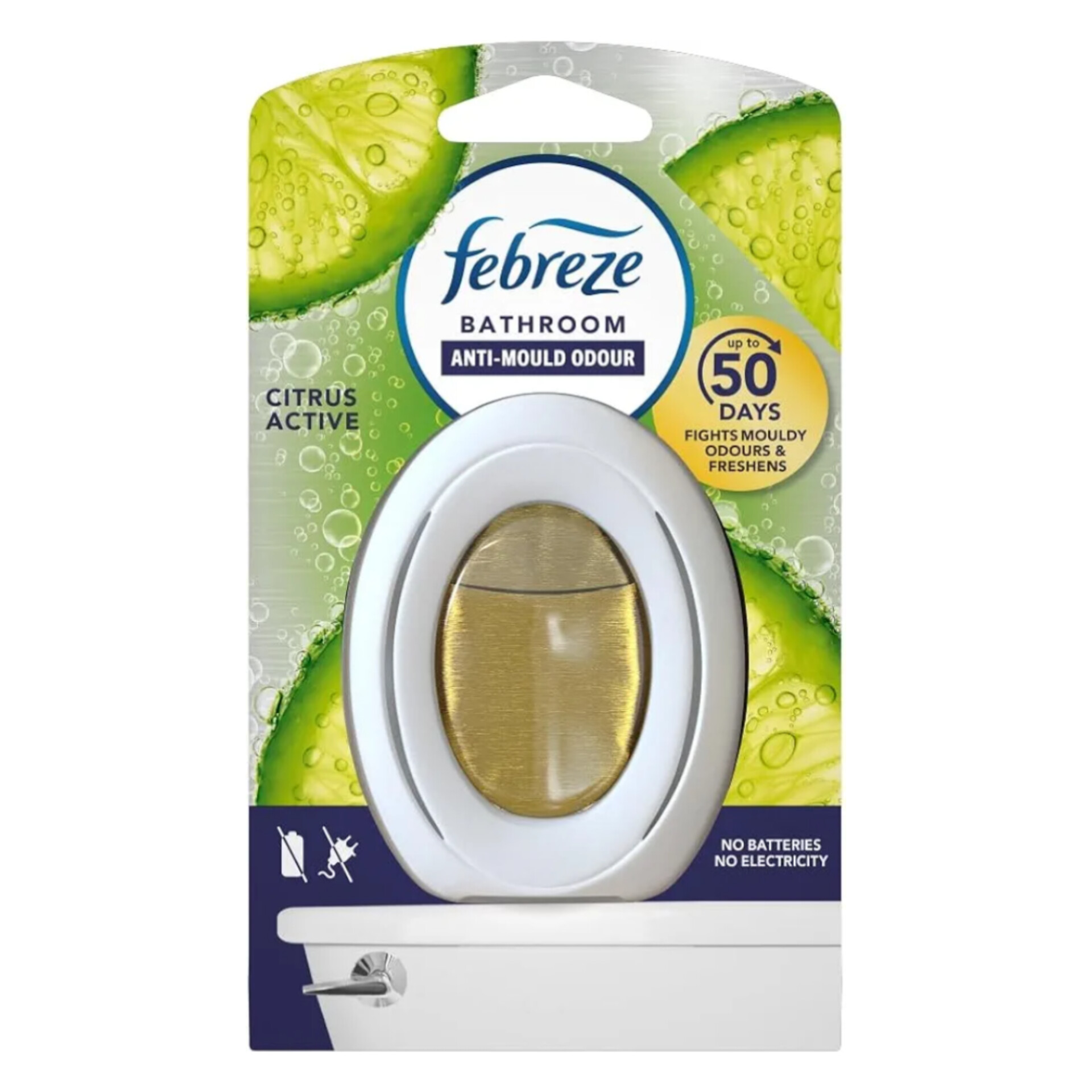 فبرز اروپایی خوشبوکننده سرویس بهداشتی ضد کپک رایحه مرکبات (Febreze Anti-Mould Odour Citrus active)