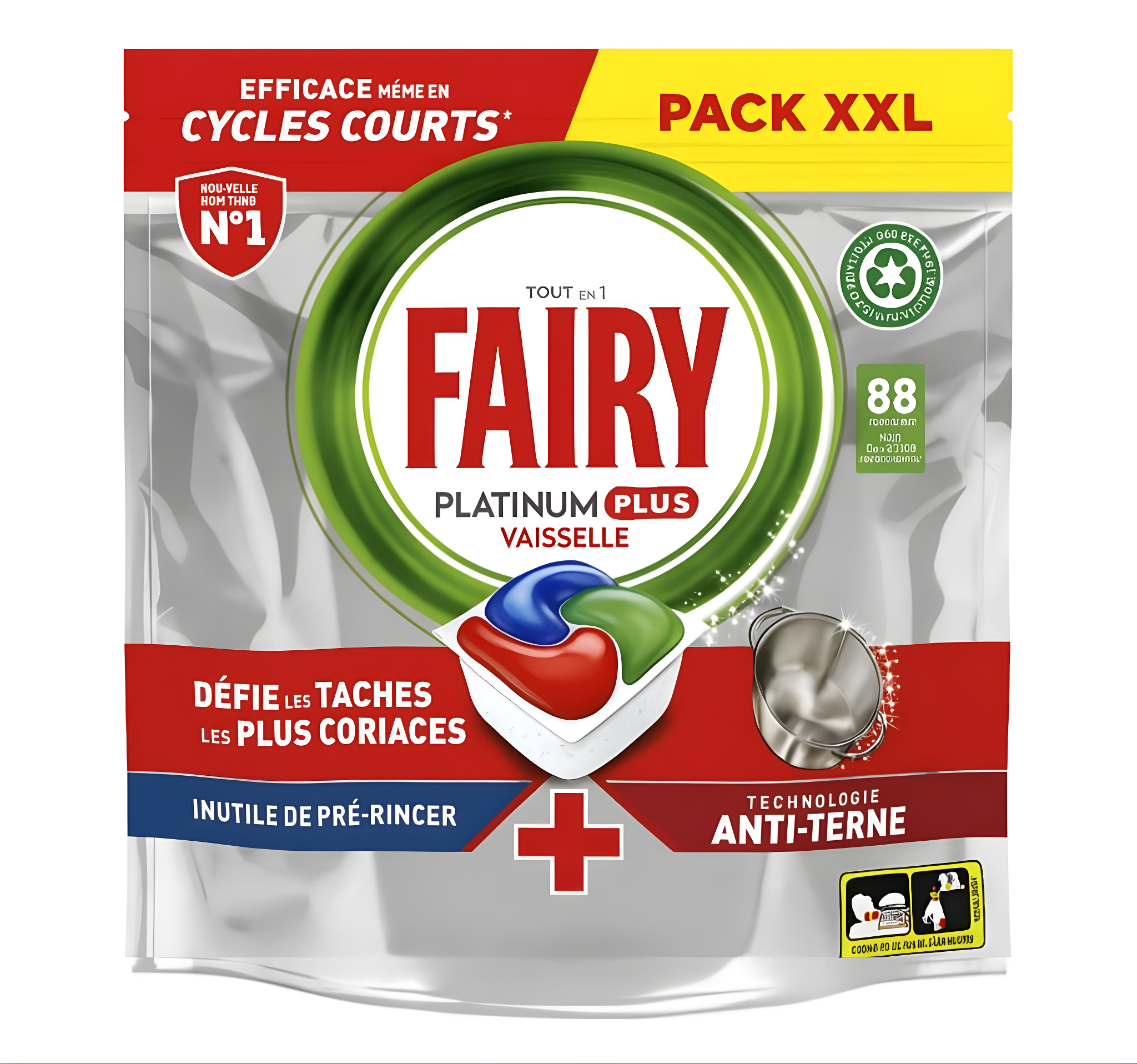 فیری پلاتینیوم پلاس قرص ماشین ظرفشویی اروپایی (Fairy Platinum Plus 88)