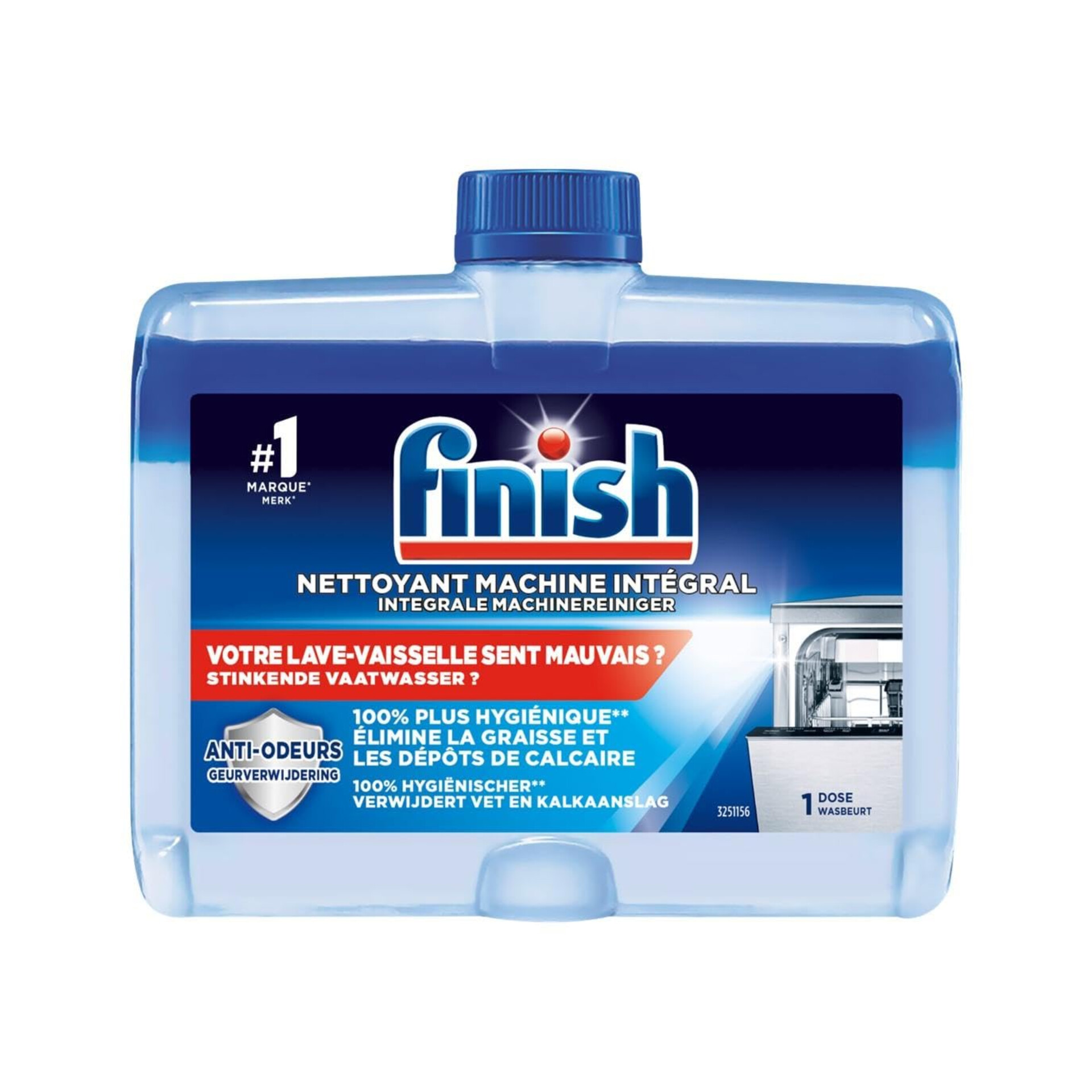 فینیش اروپا مایع جرمگیر ماشین ظرفشویی (Finish Dishwasher Cleaner)