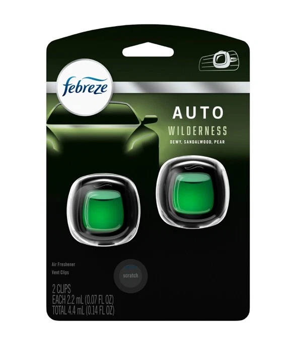 فبرز خوشبوکننده دریچه کولر ماشین رایحه طبیعت وحشی (Febreze Auto Wilderness)