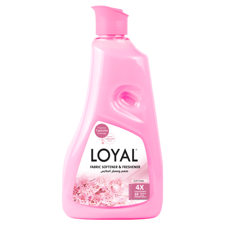 لویال مایع نرم کننده و خوشبوکنند لباس رایحه صورتی ملایم (Loyal Soft Pink)