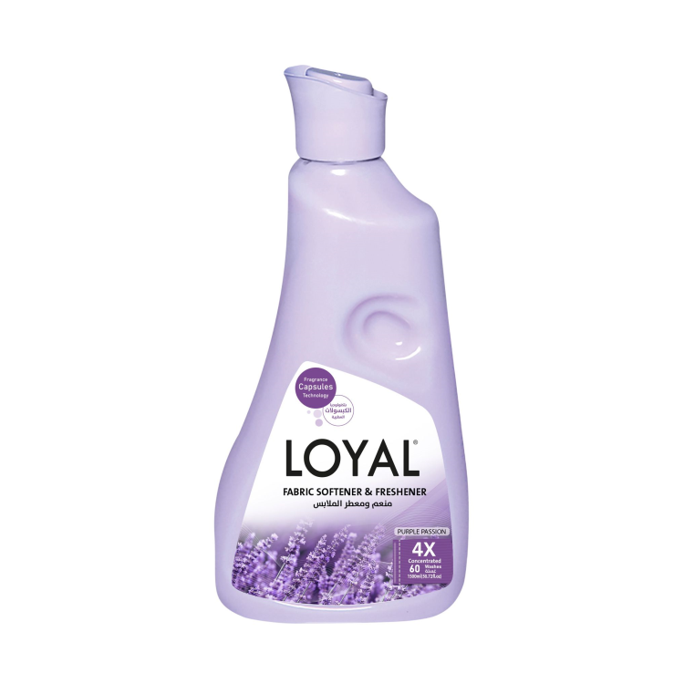 لویال مایع نرم کننده و خوشبوکنند لباس رایحه اشتایق بنفش (Purple Passion)