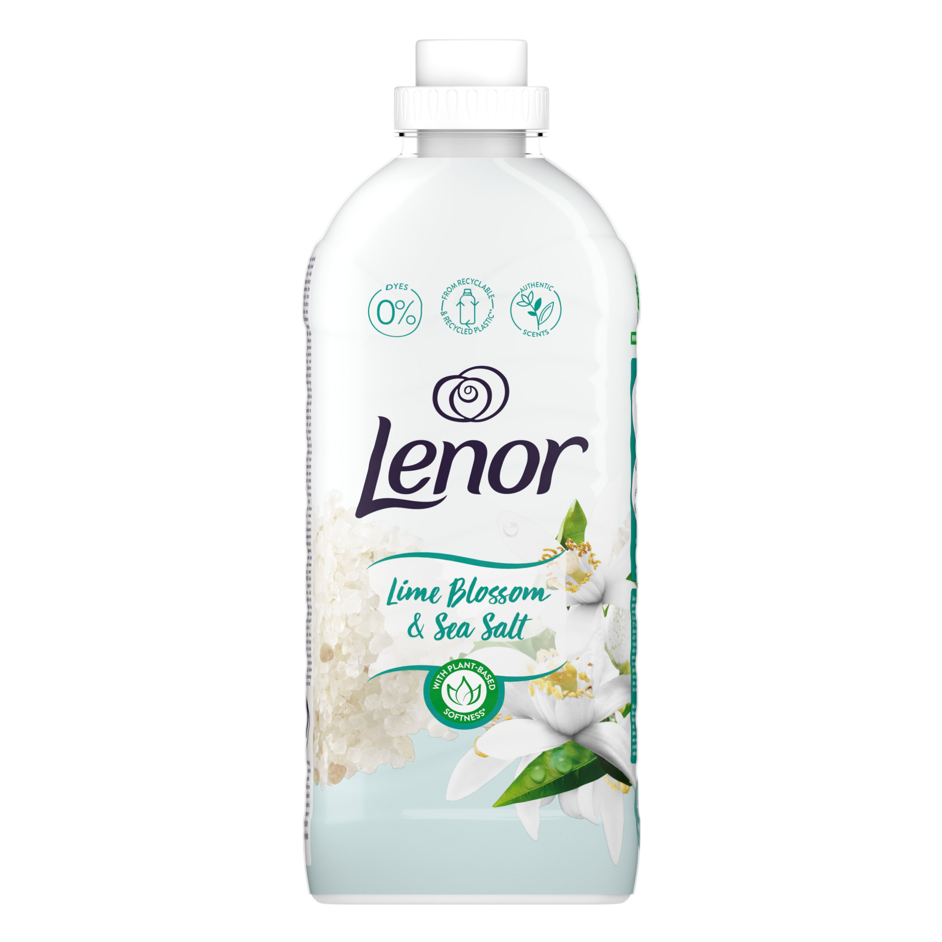 لنور مایع نرم کننده و خوشبوکننده لباس 48 بار رایحه شکوفه لیمو و نمک دریا (Lenor Lime Blossom Sea Salt)