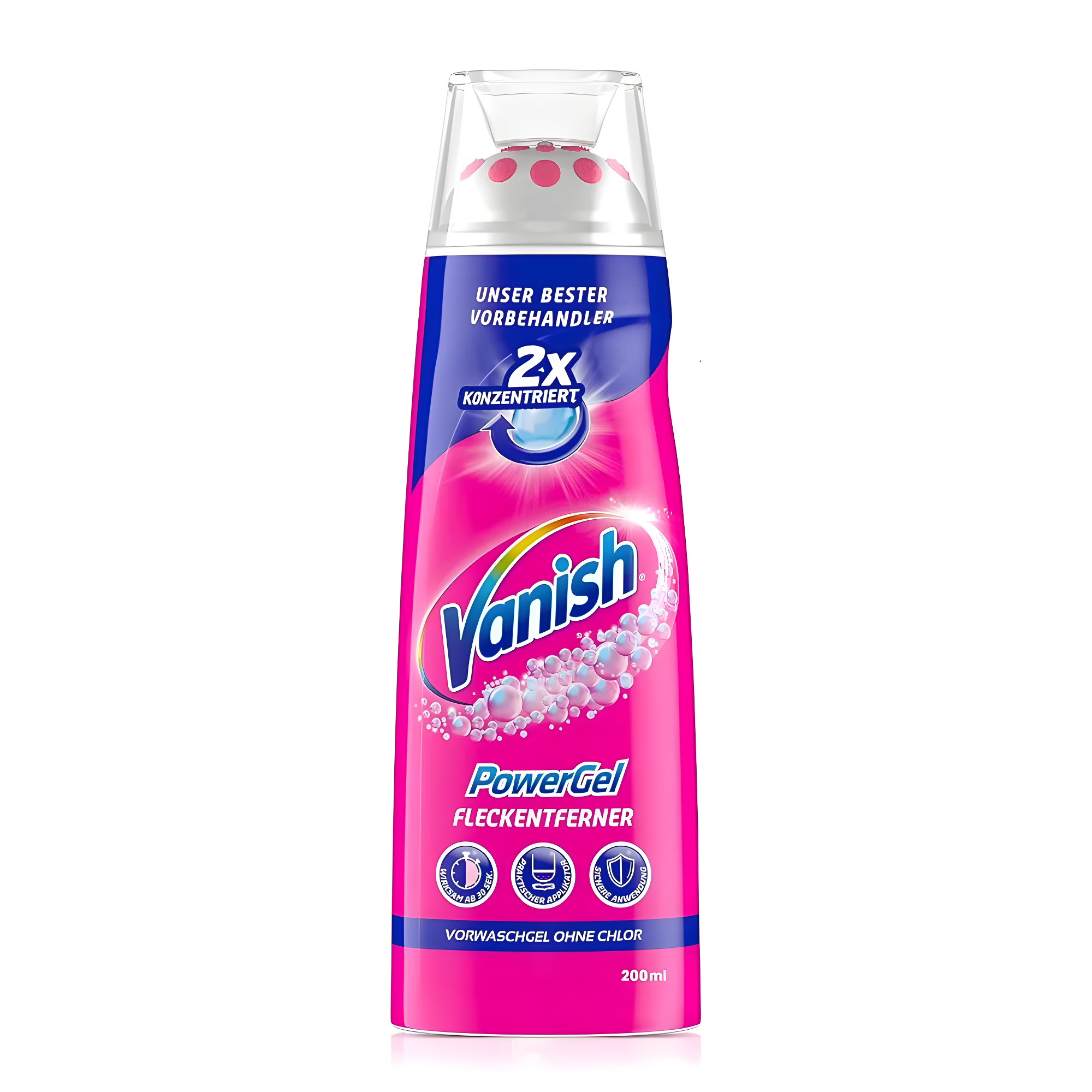 ونیش ژل فرچه ای لکه لباس اروپایی  (Vanish Power Gel 2x)