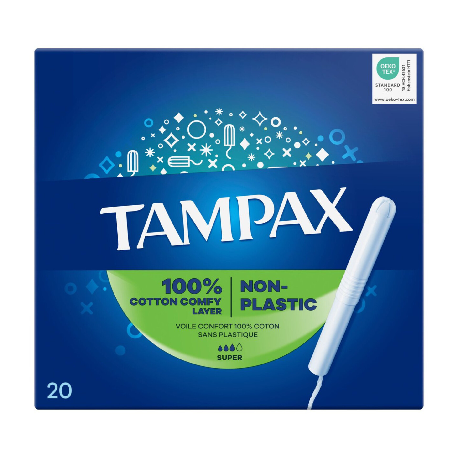 تامپکس سبز مدل سوپر (Tampax Super)