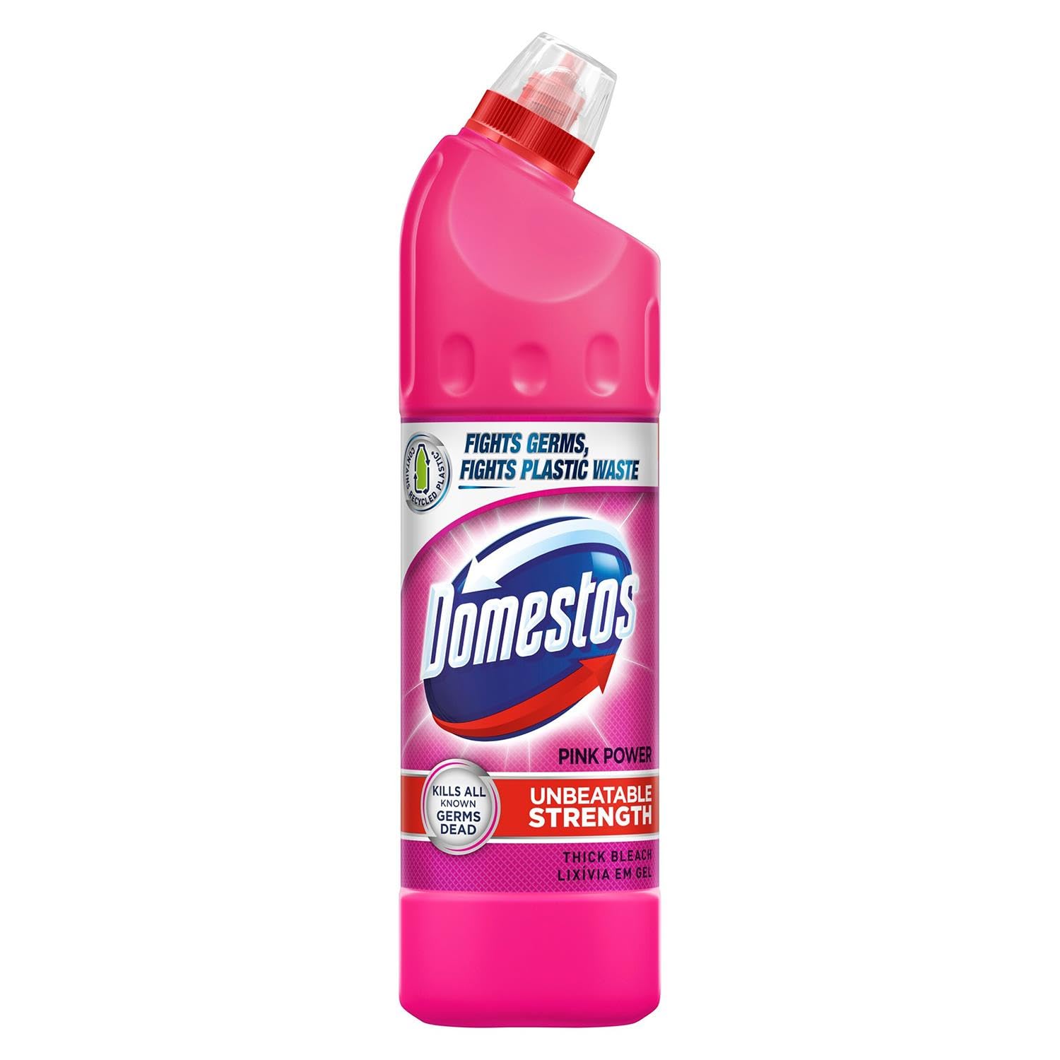 دامستوس اروپایی مایع سفیدکننده غلیظ صورتی (Domestos pink Power)