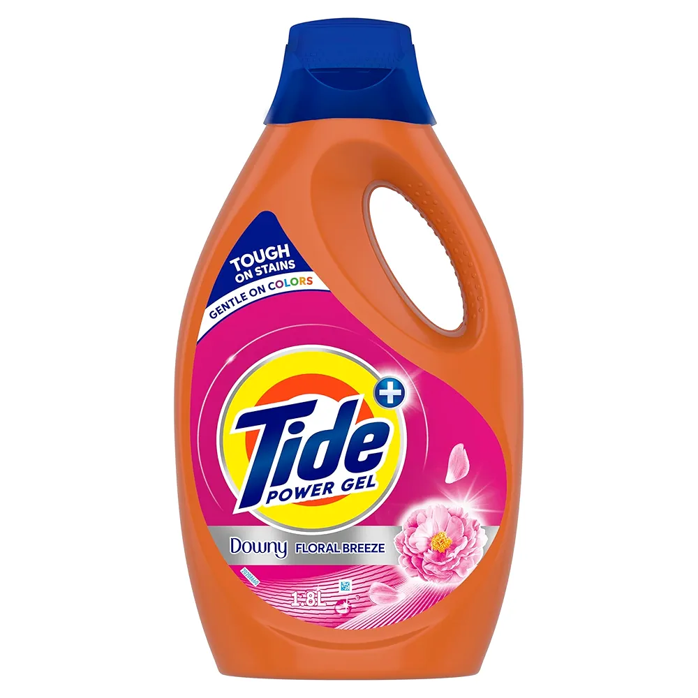 تاید عربی مایع لباسشویی رایحه داونی گل بهاری (Tide Power Gel)