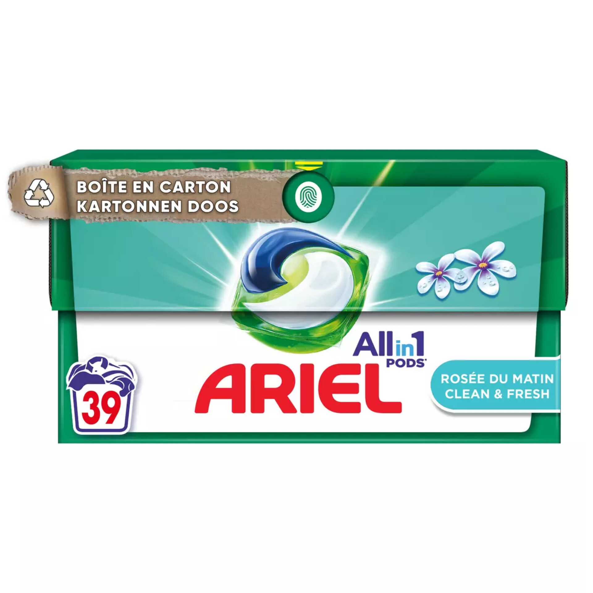 اریل کول کلین فرانسه قرص لباسشویی (Ariel Pods Cool Clean 39)