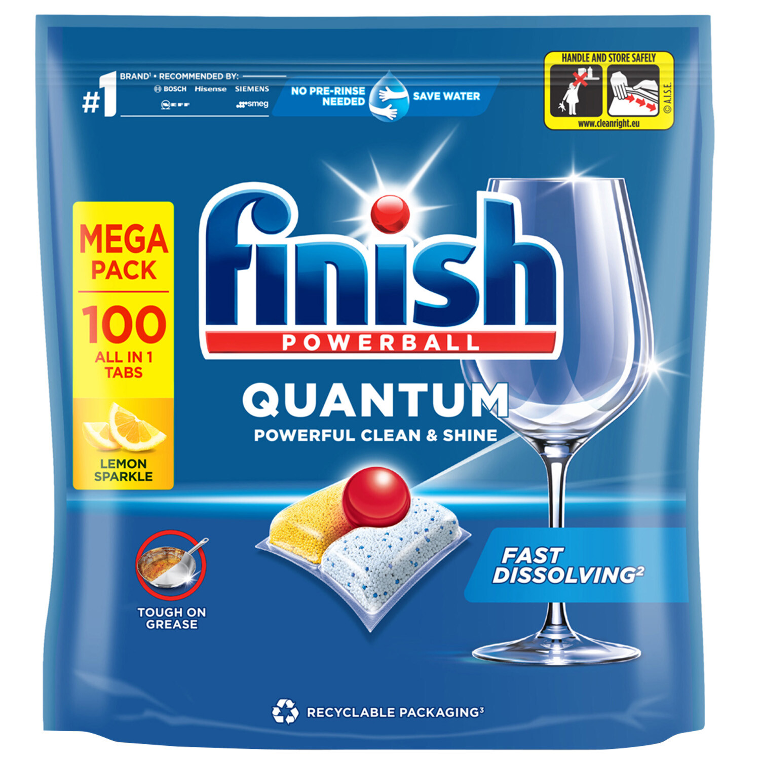 فینیش کوانتم اروپایی قرص ماشین ظرفشویی (Finish Quantum 100)