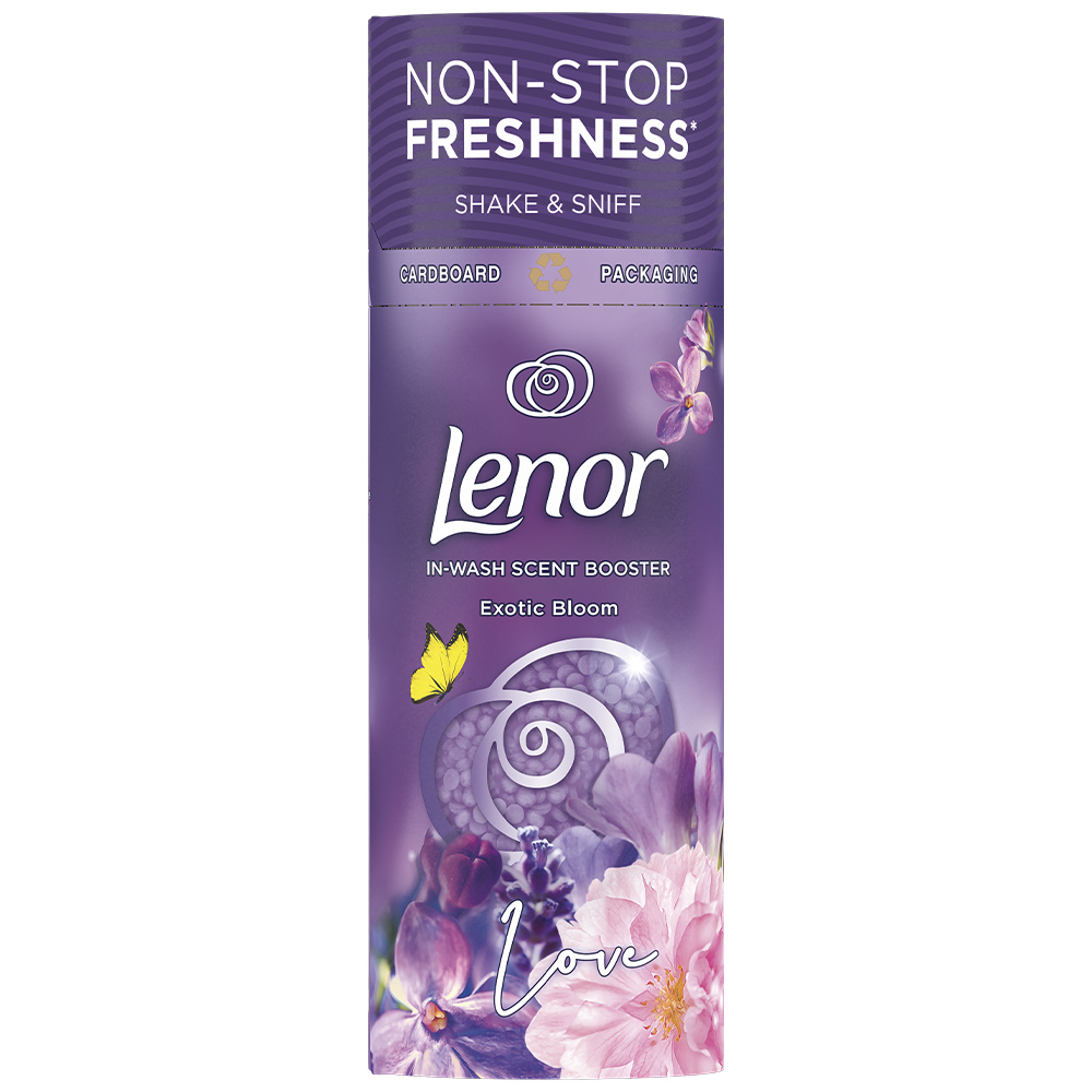 لنور دانه های خوشبوکننده لباس رایحه گل های گرمسیری (Lenor Exotic Bloom)