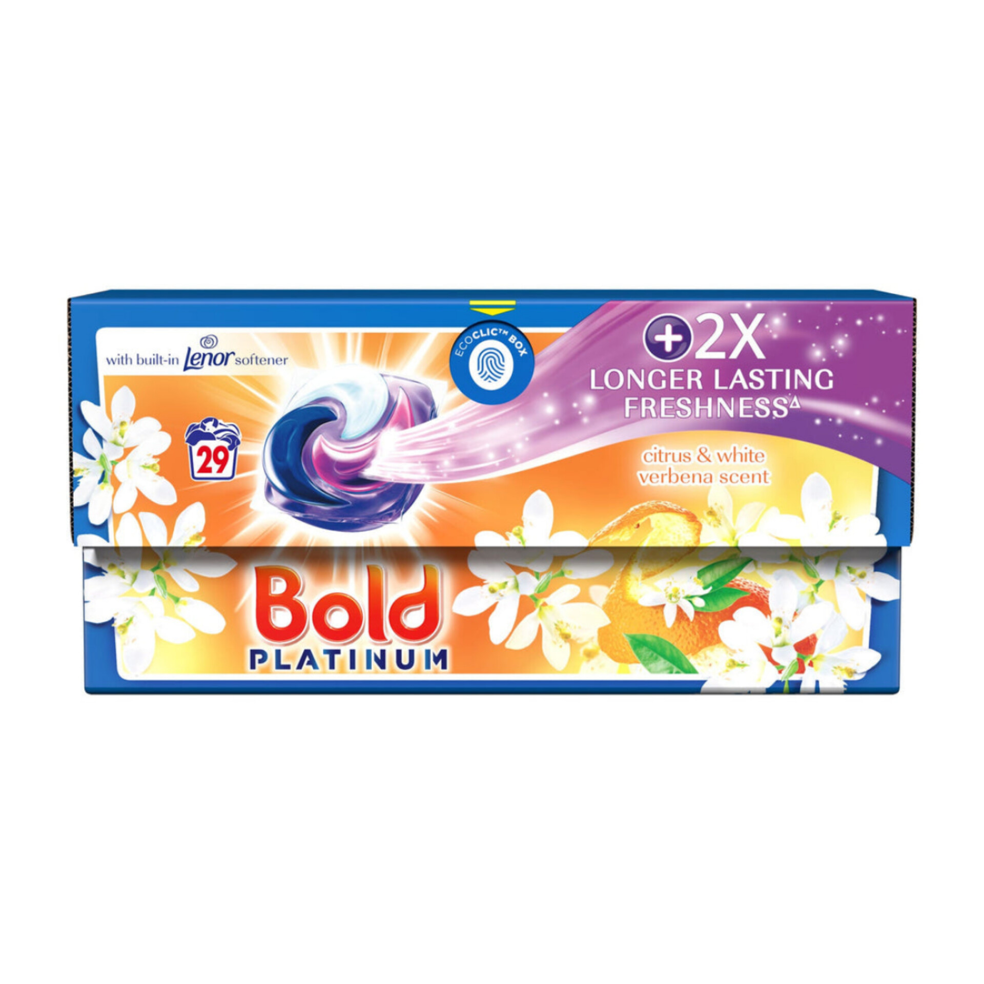 بولد پلاتینیوم قرص لباسشویی همراه با نرم کننده لنور (29 Bold Platinum + Lenor)