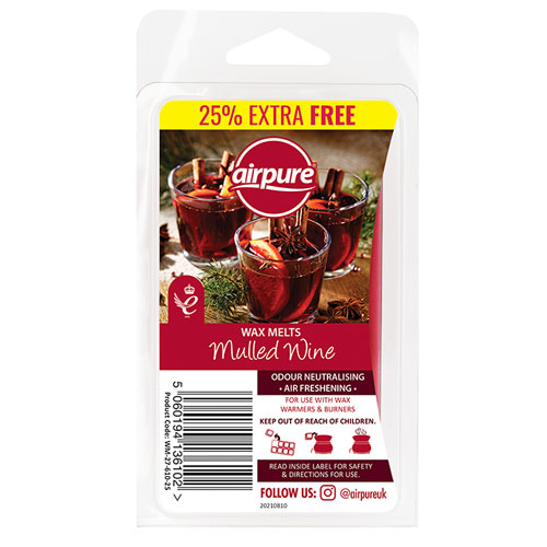 ایرپور اسانس جامد خوشبوکننده هوا رایحه شراب داغ معطر (Airpure Wax Melts Mulled Wine)