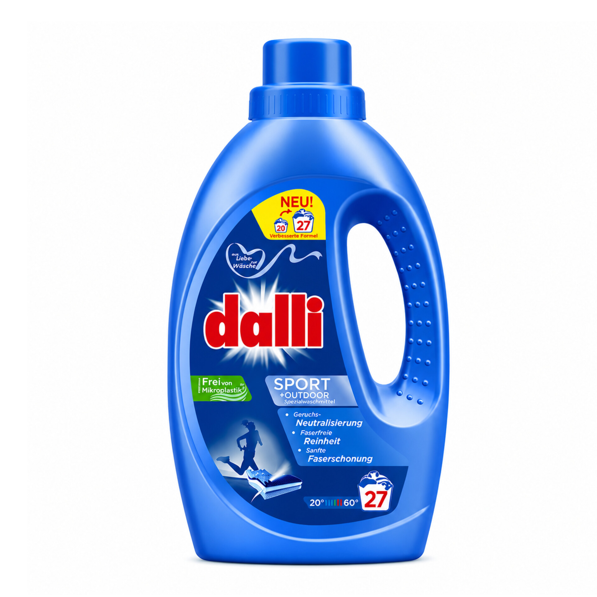 دالی مایع لباسشویی ازبین برنده بوی بد لباس آلمانی (Dalli Sport + Outdoor)