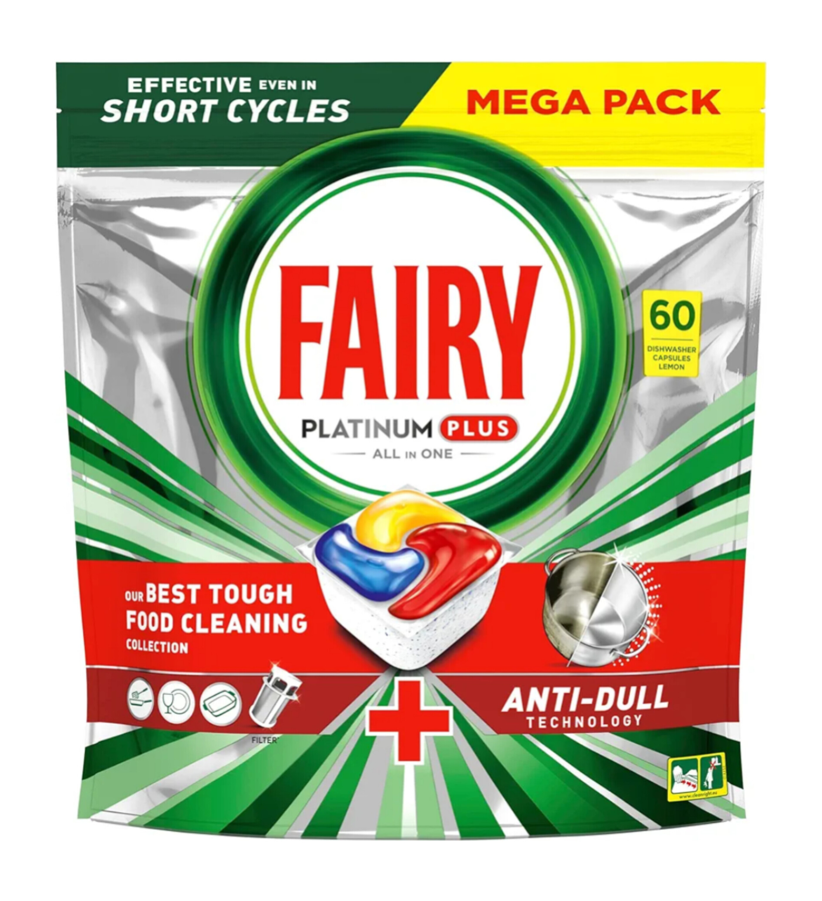 فیری پلاتینیوم پلاس ایتالیا قرص ماشین ظرفشویی (Fairy Platinum Plus 60)