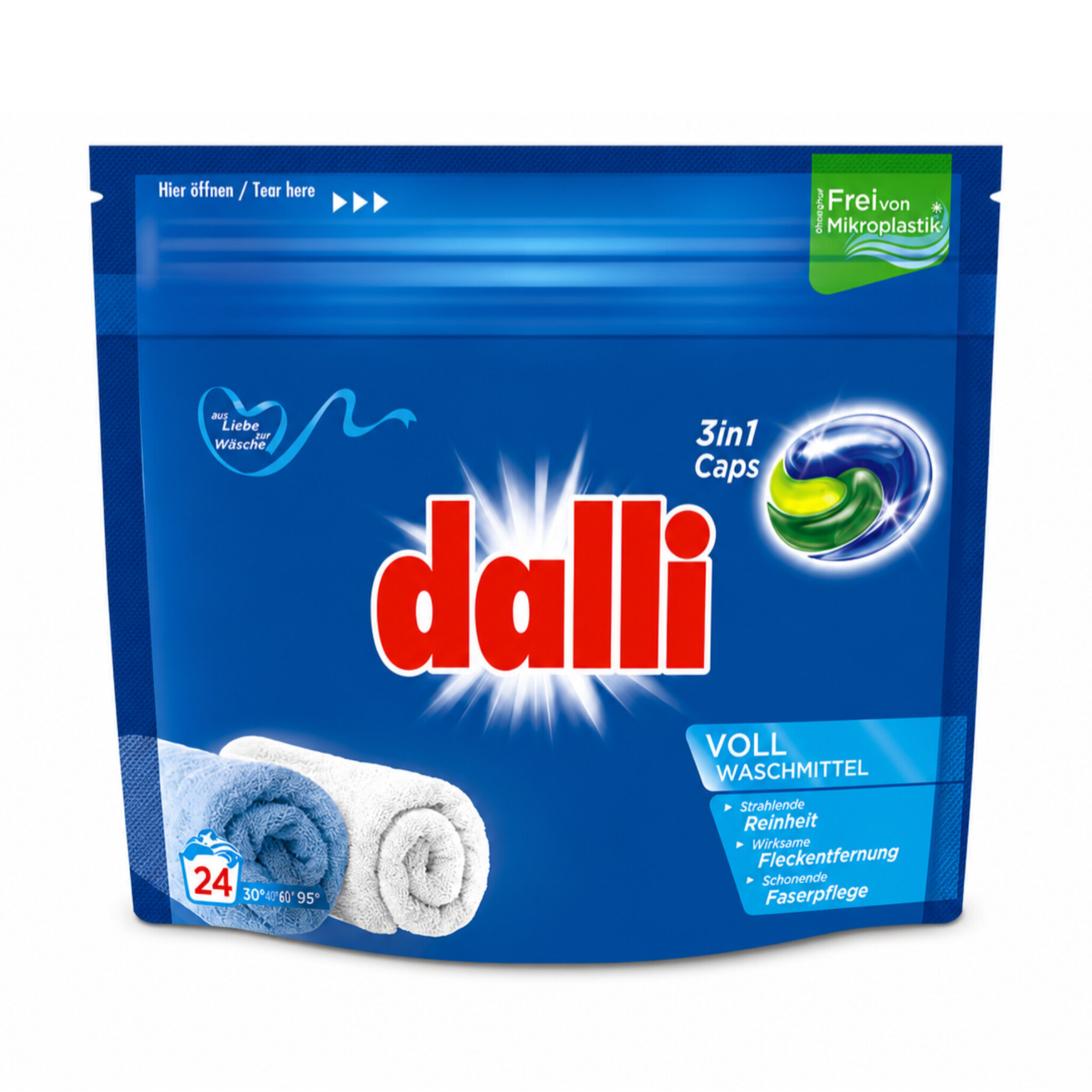 دالی قرص لباسشویی 3در1 آلمانی (24 Dalli Vollwaschmittel 3in1)