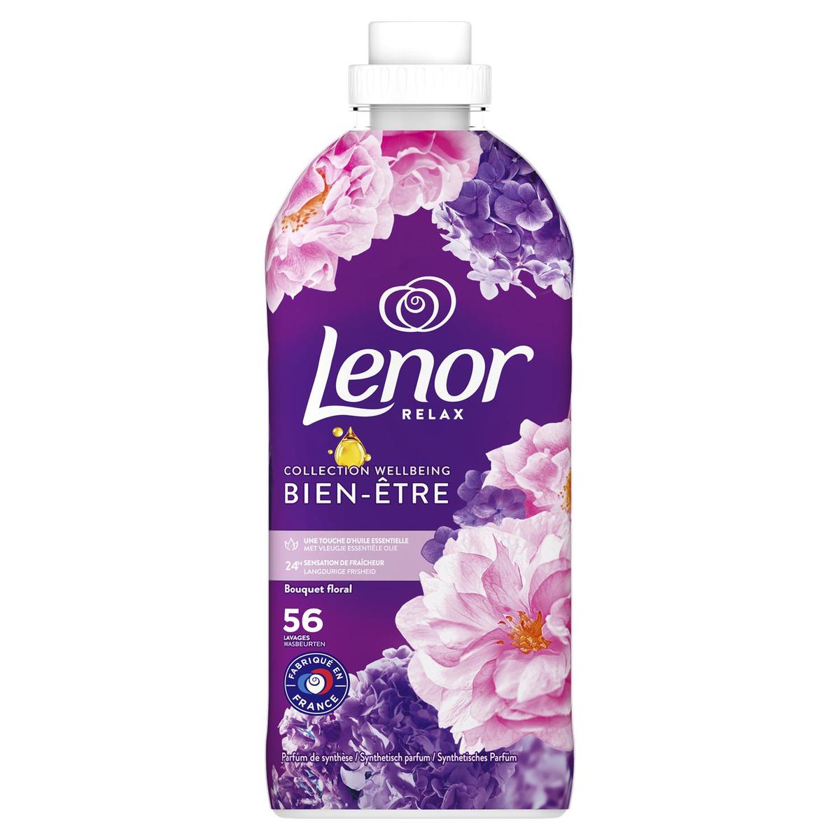 لنور مایع نرم کننده و خوشبوکننده لباس رایحه ترکیب گل های تازه 56 بار شستشوی (Lenor Bouquet Floral)