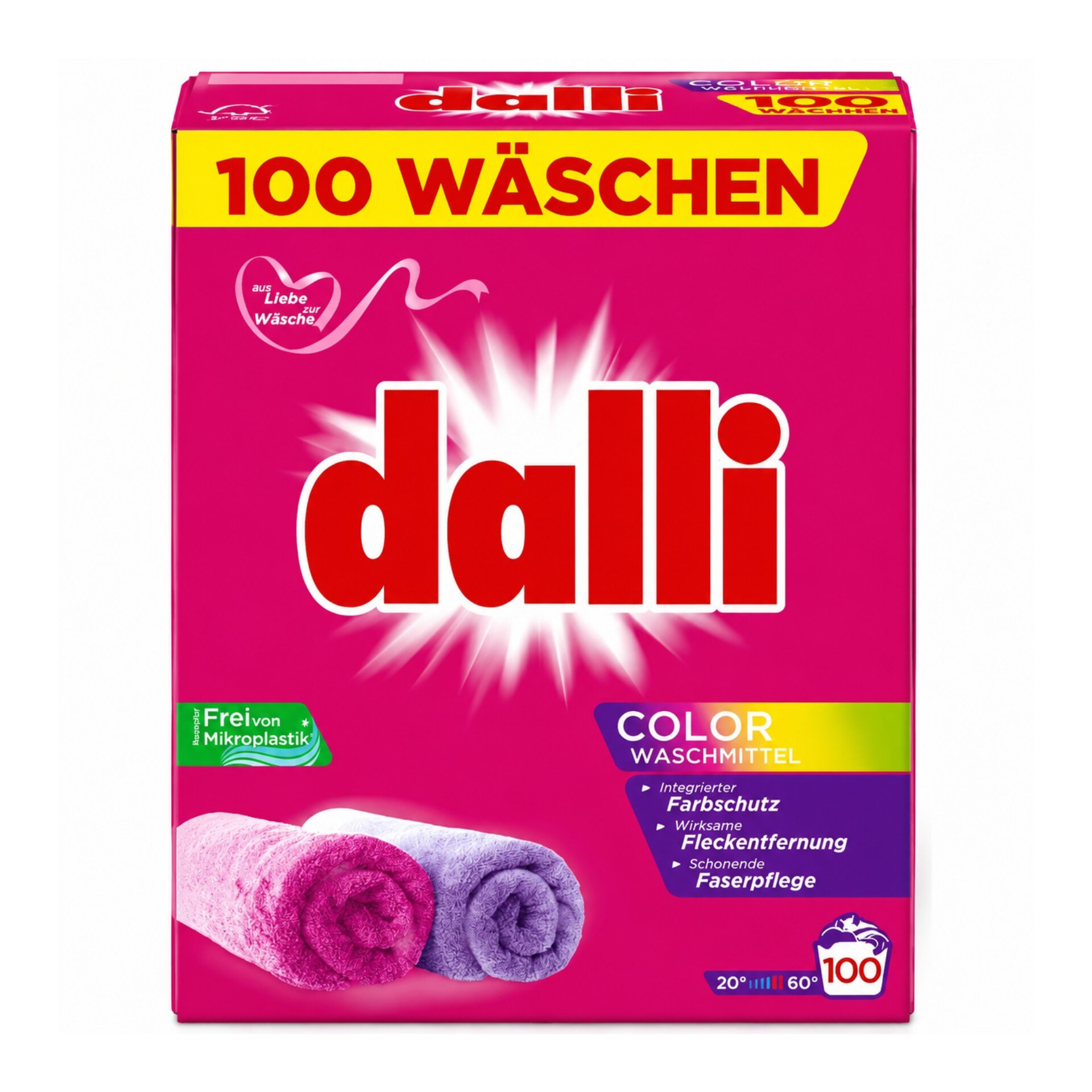 دالی پودر لباسشویی رنگی آلمانی 6کیلو (100 Dalli Color Waschmittel)