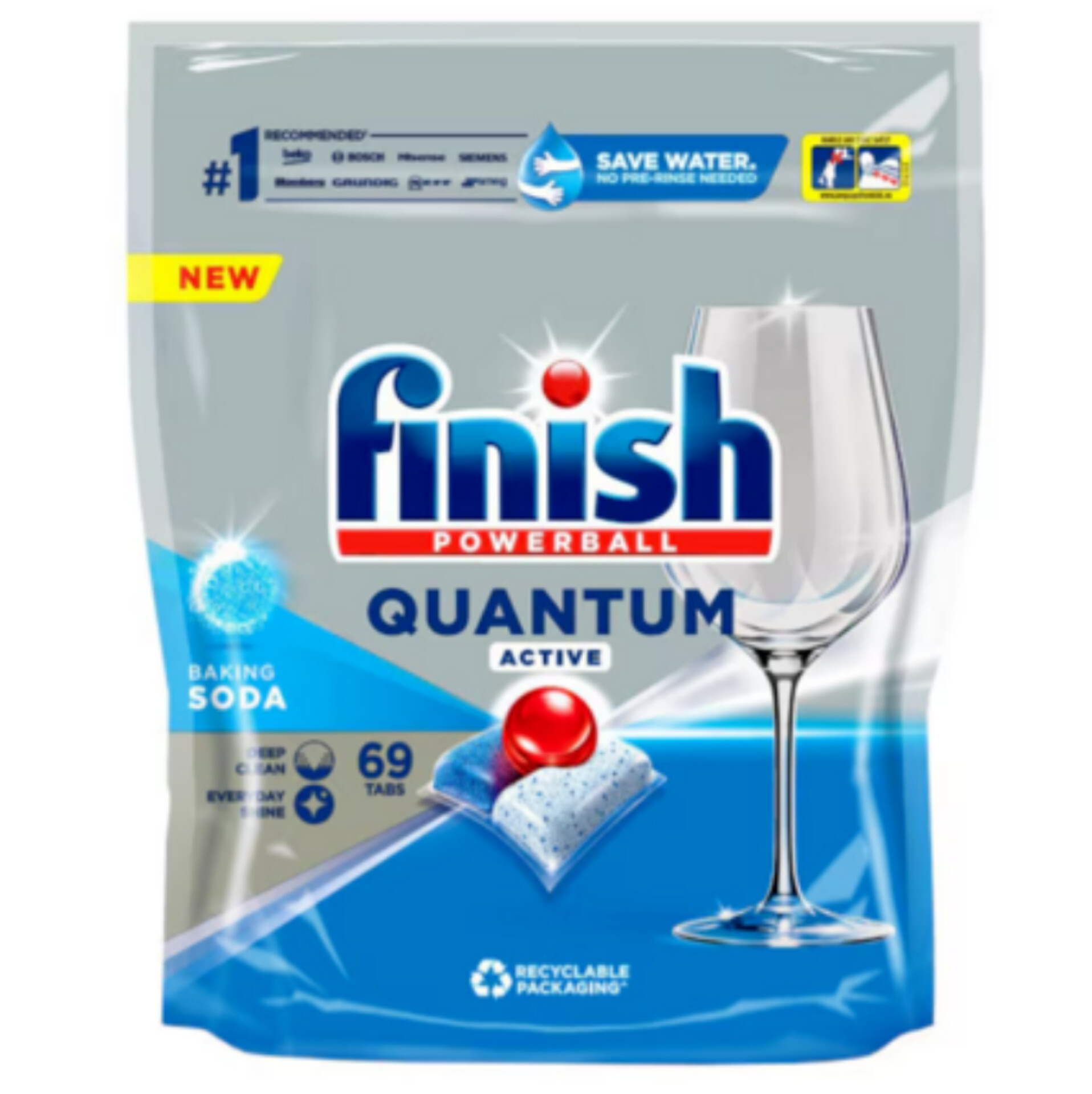 فینیش کوانتم اکتیو اروپایی قرص ماشین ظرفشویی (Finish Quantum Active 69)
