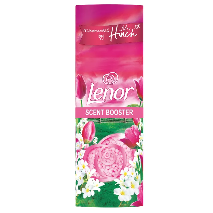 لنور دانه های خوشبوکننده لباس رایحه لاله صورتی و یاسمین سفید(Lenor pink tulips & white jasmine)