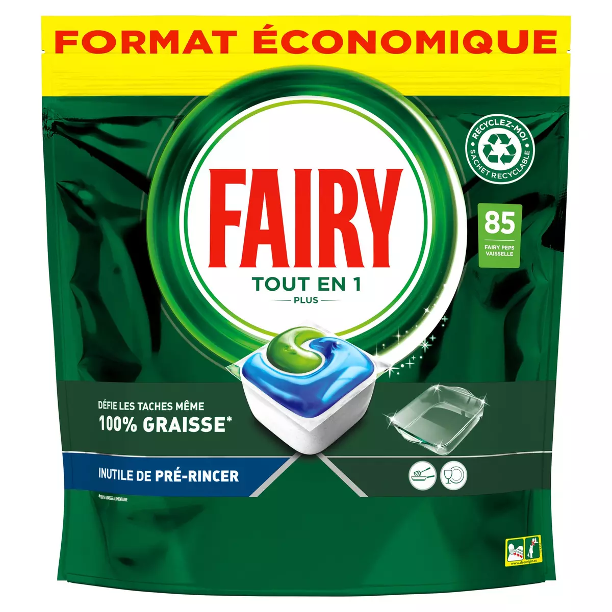 فیری پلاس قرص ماشین ظرفشویی اروپایی (FAIRY PLUS 85)