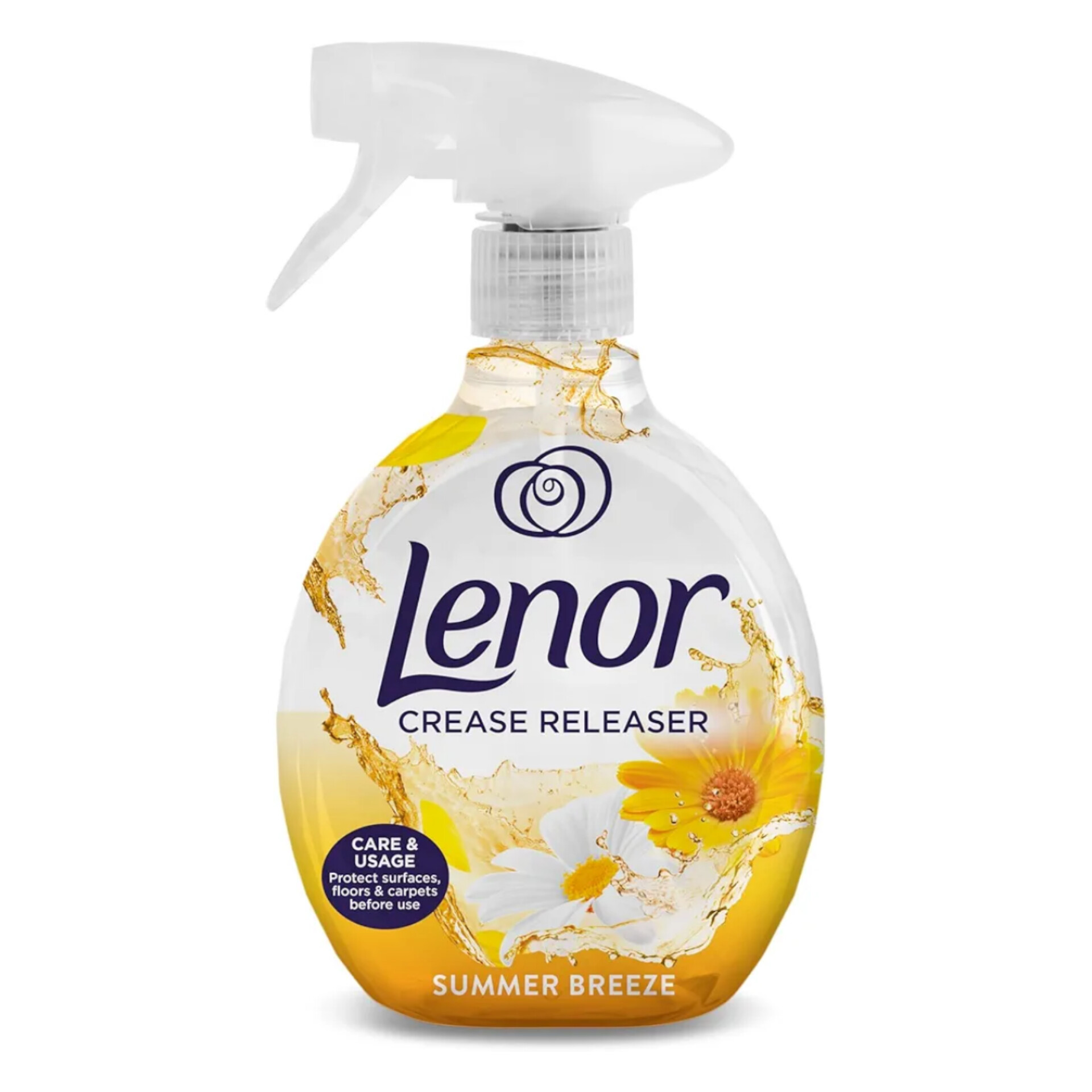 لنور اسپری از بین برنده چروک و خشوبوکننده لباس رایحه نسیم تابستانی(Lenor Summer Breeze)