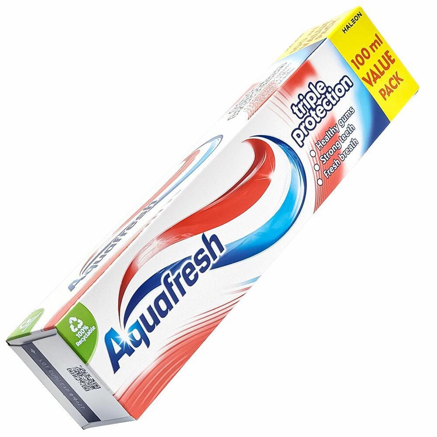 اکوا فرش خمیر دندان محافظت سه گانه (Aquafresh Triple Protection)