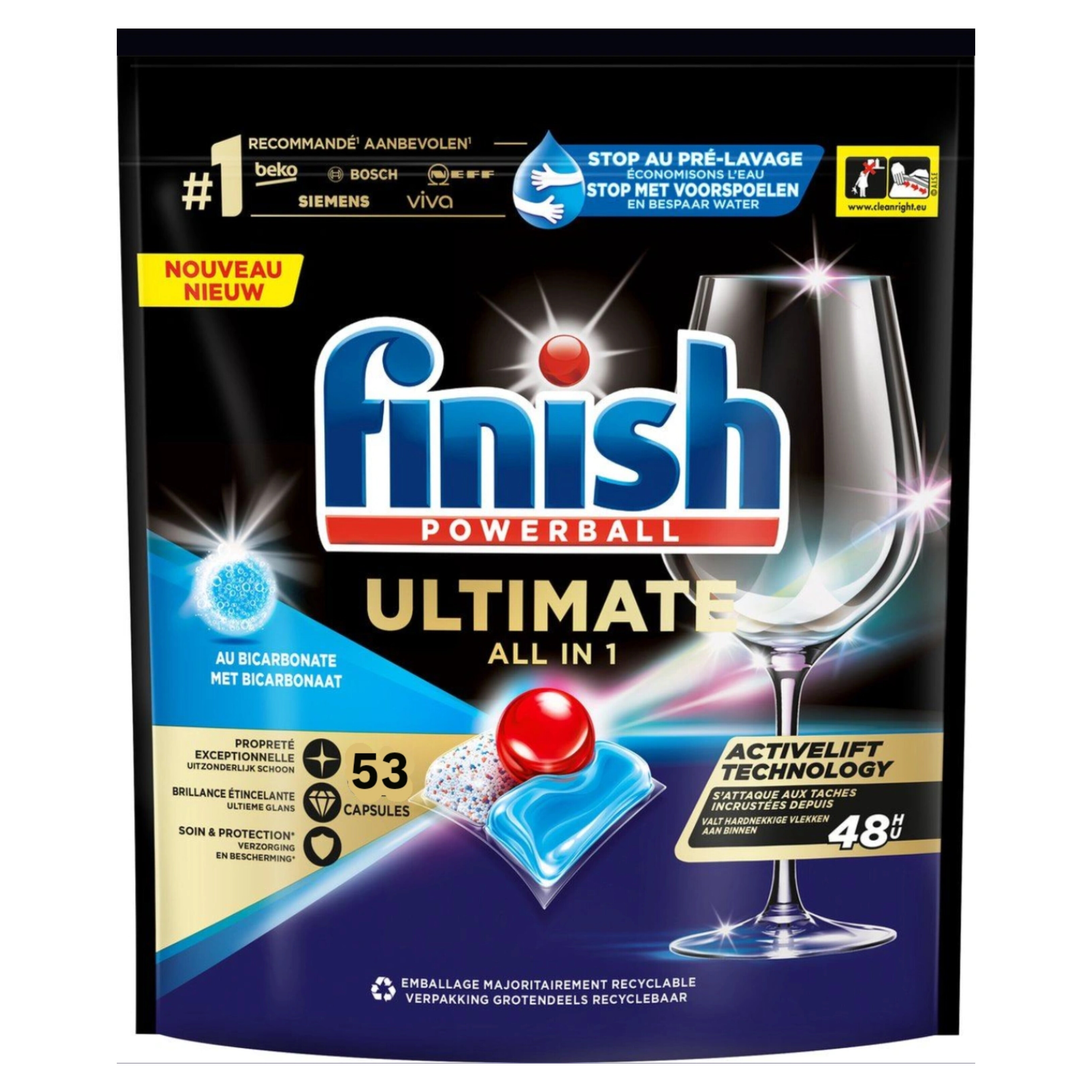 فینیش التمیت اروپایی قرص ماشین ظرفشویی (Finish Ultimate 53)