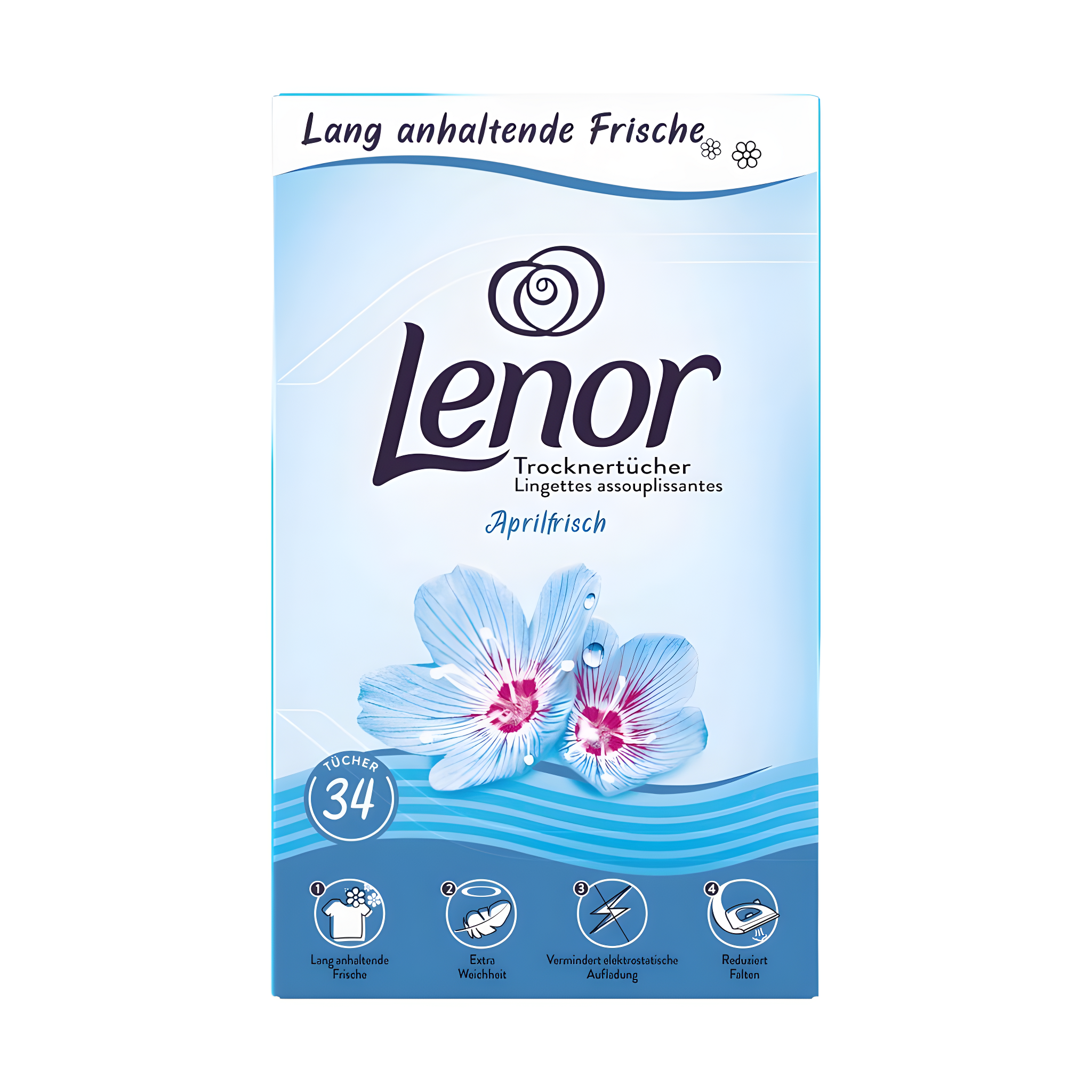 لنور دستمال خشک کن و خوشبوکننده لباس رایحه بیداری بهار جدید (Lenor Spring Awakening 34)