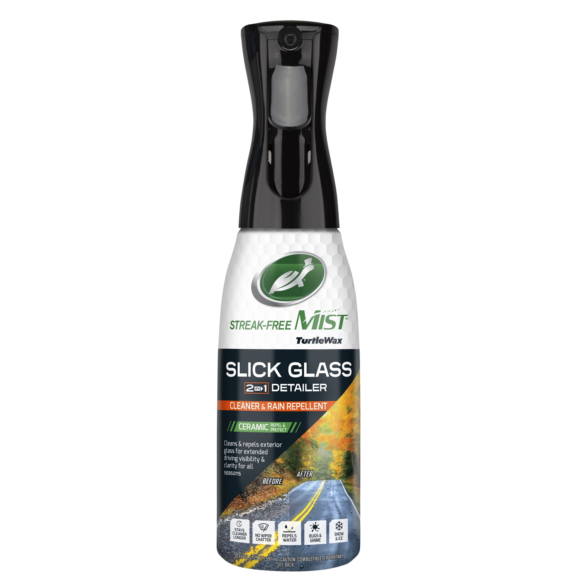 ترتل واکس اسلیک گلاس اسپری نانو سرامیک شیشه ماشین امریکایی (Turtle Wax)
