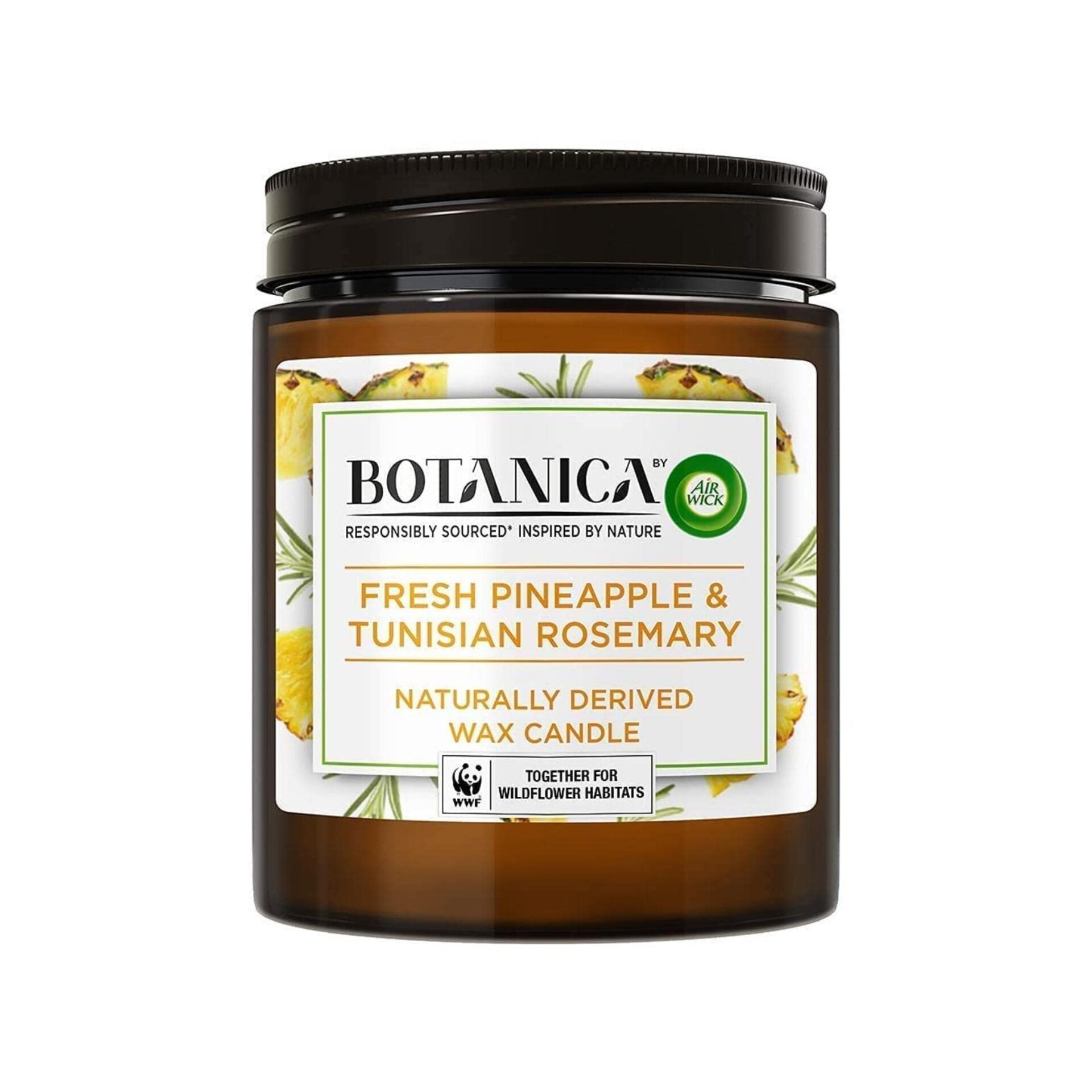 ایرویک شمع معطر با رایحه آناناس و رزماری تونسی 40 ساعته (Air Wick Botanica)